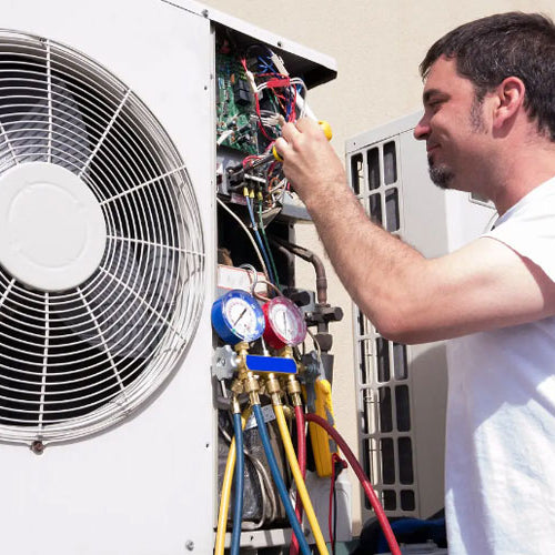 How much copper in ac unit?