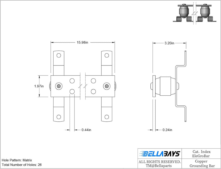 ground bar for homeline panel