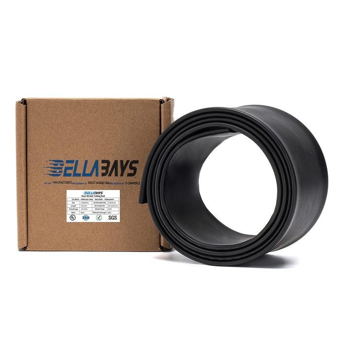 3 1 Ratio 2 Inch Black Heat Shrink Tubing