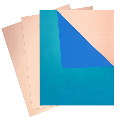 3 Pcs 20 Gauge 0.81mm 8" x 10" Copper Sheet