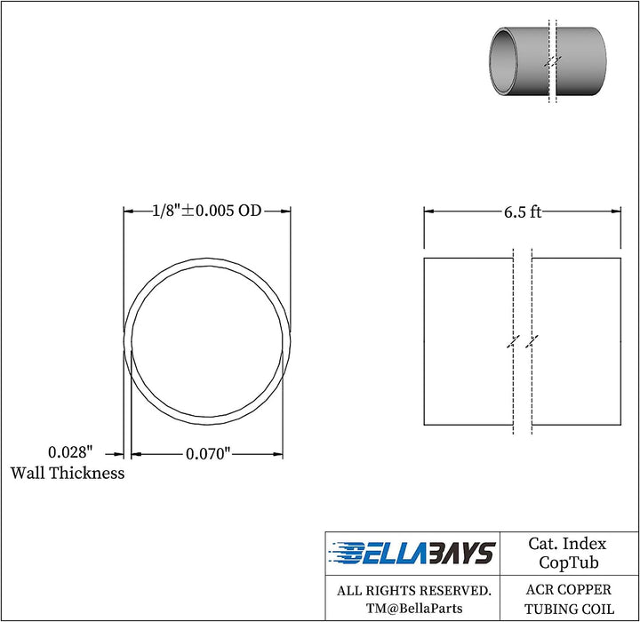 1 8 inch copper tubing