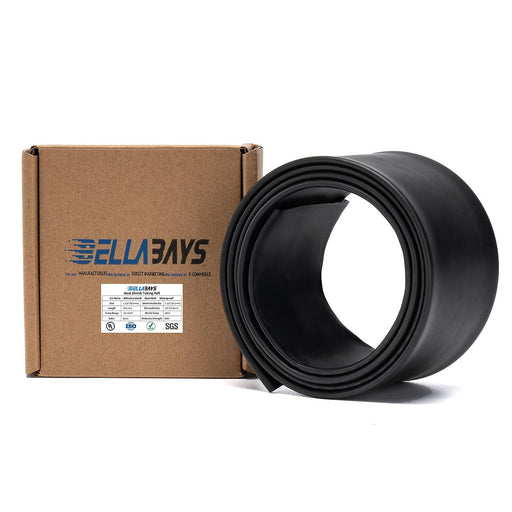 1-1/2 Inch 4Ft Black Heat Shrink Tubing