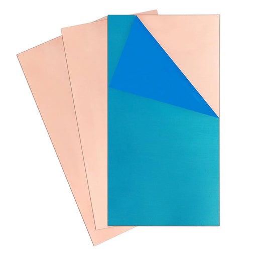 3 Pcs 18 Gauge 6" x 12" Copper Sheet