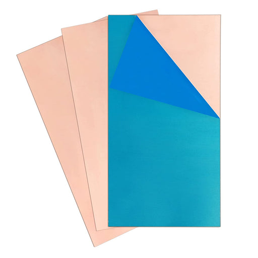 3 Pcs 28 Gauge 6" x12" Copper Sheet