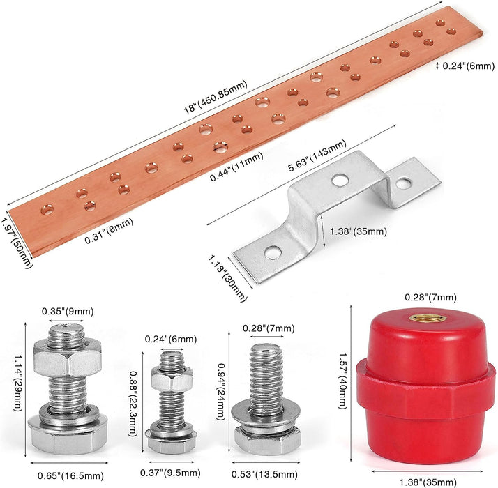 telecom grounding busbar