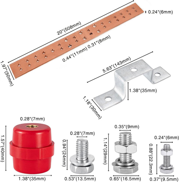 telecom grounding busbar