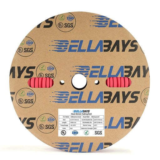 5 16 Inch 30 Ft Red Heat Shrink Tubing