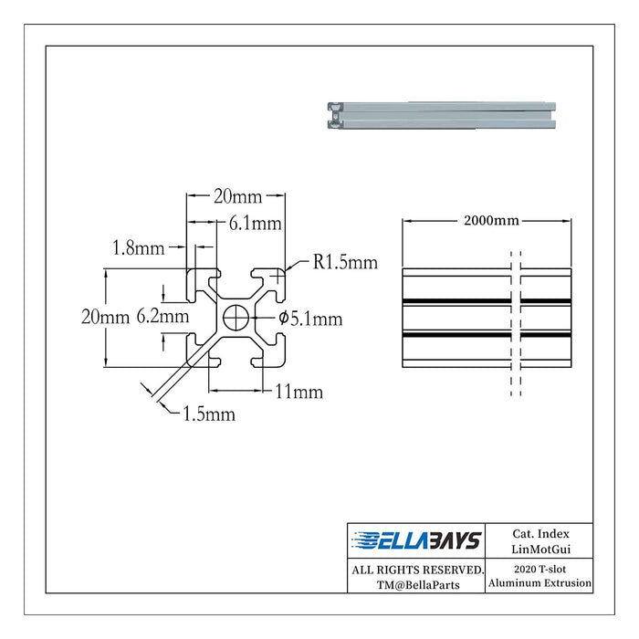 2020 t slot aluminum profiles extrusion