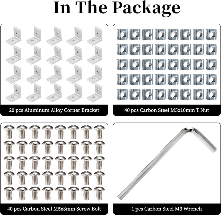 20 Series Aluminum Extrusion accessories