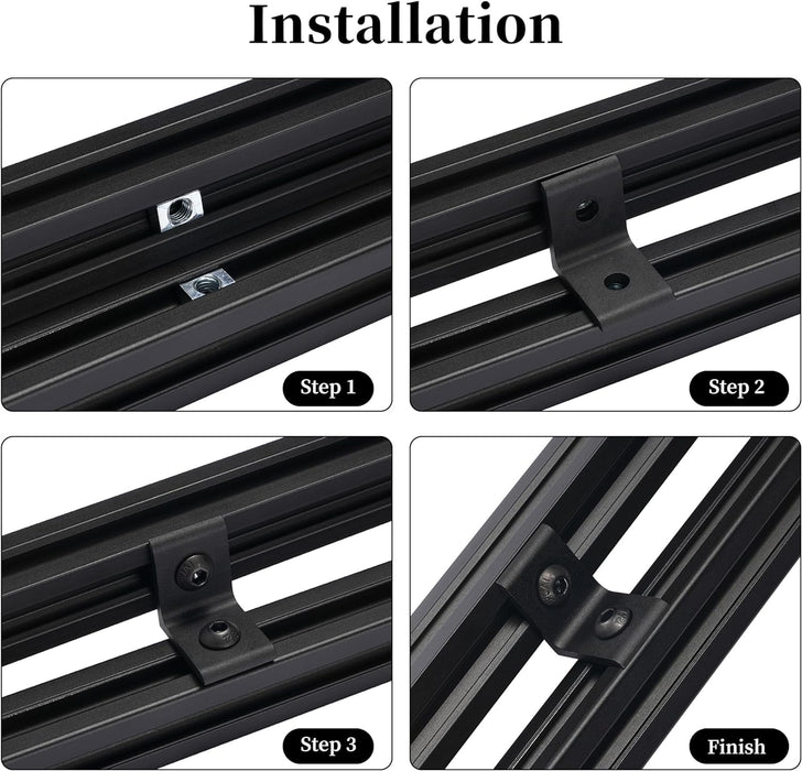 Aluminum Extrusion connect with Corner Bracket Connector 