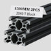 1500mm 2040 Aluminum Extrusion